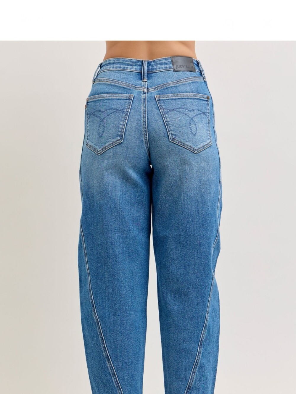 Judy Blue High Rise Barrell Jeans - Picture 4 of 7